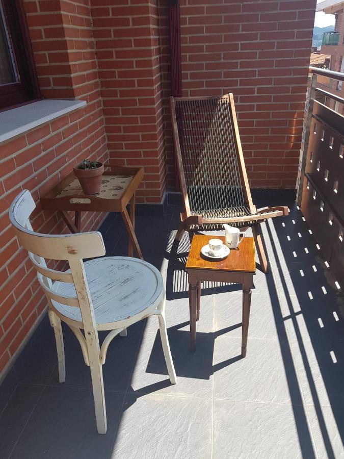 Apartamento En La Playa Con Parking Privado Getxo Esterno foto